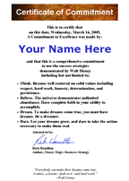 Your certificate